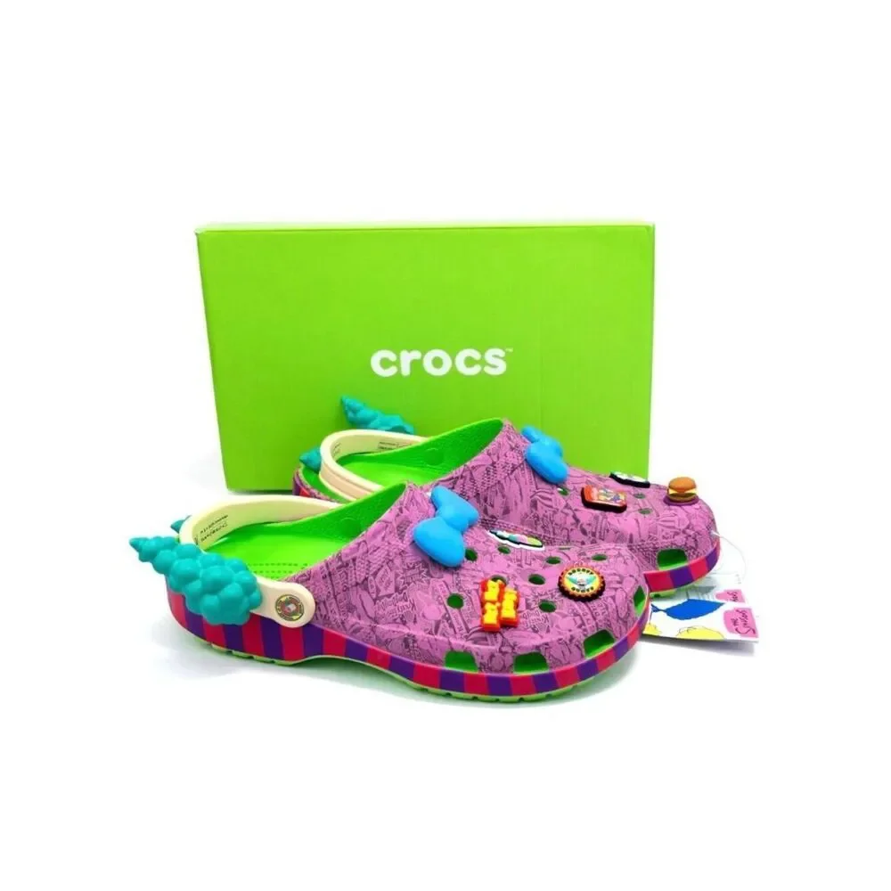 The Simpsons X Crocs Classic Krusty Clog Men’s Size 11 Limited Edition Slip-On